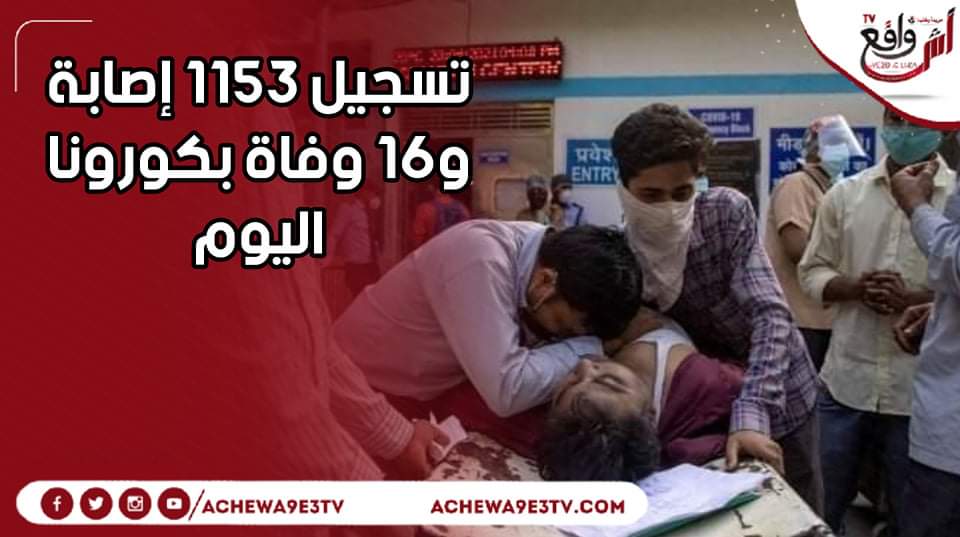 المغرب يسجل 1153 إصابة و16 وفاة جديدة بفيروس كورونا في 24 ساعة‎‎‎‎